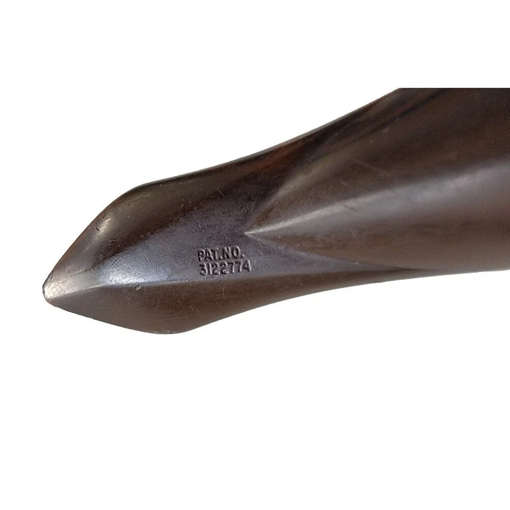 Cutco No 1726 Stainless Turning Fork Classic Brown Swirl Marble Handle 3 Tine